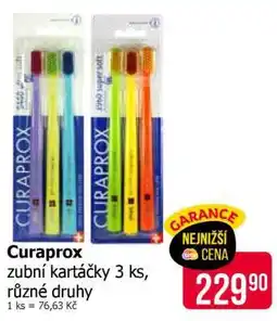 Teta Curaprox zubní kartáčky 3 ks nabídka