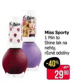 Teta Miss Sporty 1 Min to Shine lak na nehty nabídka