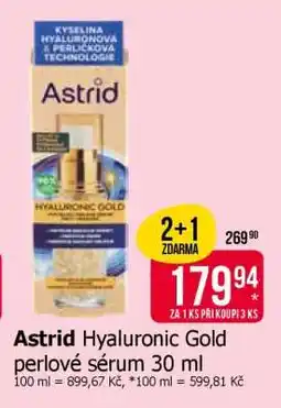Teta Astrid Hyaluronic Gold perlové sérum 30 ml nabídka