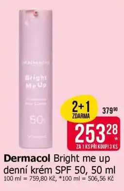 Teta Dermacol Bright me up denní krém SPF 50, 50 ml nabídka