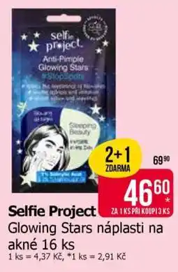 Teta Selfie project Glowing Stars náplasti na akné 16 ks nabídka