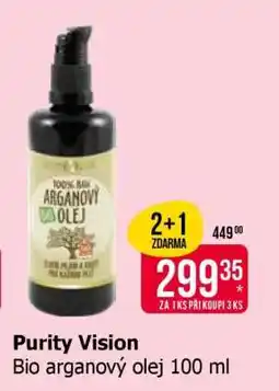 Teta Purity Vision Bio arganový olej 100 ml nabídka