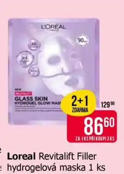 Teta Loreal Revitalift Filler hydrogelová maska 1 ks nabídka