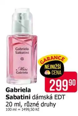 Teta Gabriela Sabatini dámská EDT nabídka