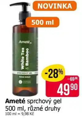 Teta Ameté sprchový gel nabídka