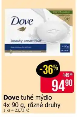 Teta Dove Tuhé mýdlo nabídka