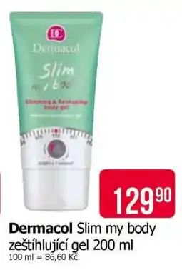 Teta Dermacol Slim my body zeštíhlující gel 200 ml nabídka