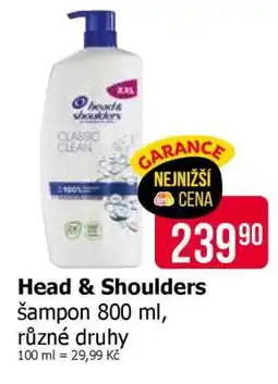 Teta Head & Shoulders nabídka