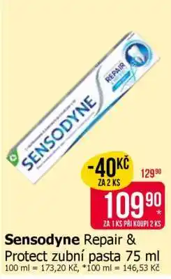 Teta Sensodyne Repair & Protect zubní pasta 75 ml nabídka