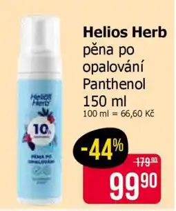 Teta Helios Herb pěna po opalování Panthenol 150 ml nabídka