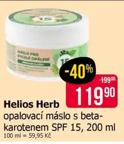 Teta Helios Herb opalovací máslo s beta-karotenem SPF 15, 200 ml nabídka