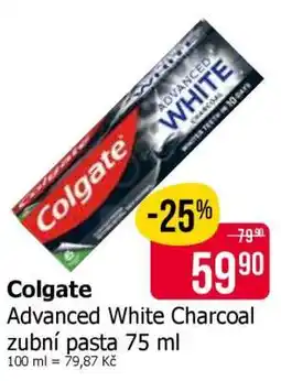 Teta Colgate Advanced White Charcoal zubní pasta 75 ml nabídka
