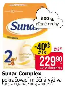 Teta Sunar complex nabídka