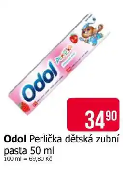 Teta Odol Perlička dětská zubní pasta 50 ml nabídka