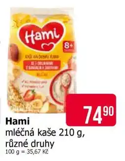 Teta Hami mléčná kaše 210 g nabídka