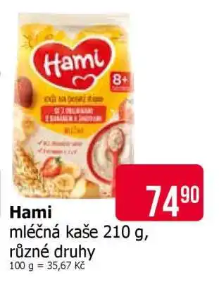 Teta Hami mléčná kaše 210 g nabídka