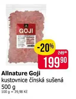 Teta Allnature Goji nabídka