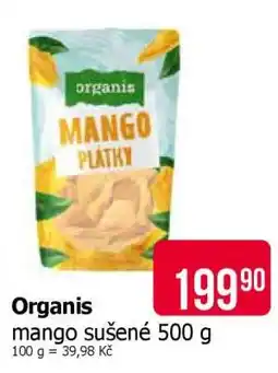 Teta Organis mango sušené 500 g nabídka