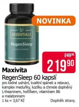 Teta Maxivita RegenSleep 60 kapslí nabídka
