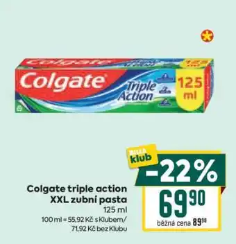 Colgate triple action XXL zubní pasta