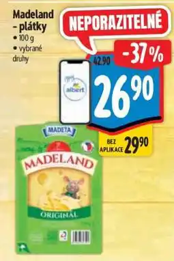 Albert Madeland plátky nabídka