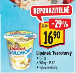 Albert Lipánek tvarohový nabídka
