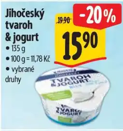 Albert Jihočeský tvaroh & jogurt nabídka