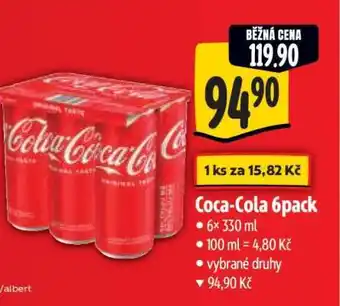 Albert Coca-Cola 6pack nabídka
