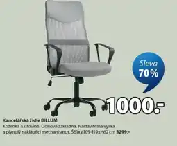 JYSK Kancelářská židle BILLUM nabídka