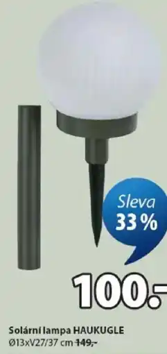 JYSK Solární lampa HAUKUGLE nabídka