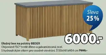 JYSK Úložný box na polstry BEDER nabídka