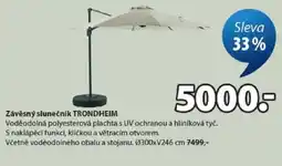 JYSK Závěsný slunečník TRONDHEIM nabídka