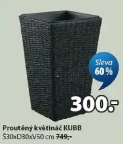 JYSK Proutěný květináč KUBB nabídka