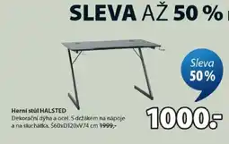 JYSK Herní stůl HALSTED nabídka