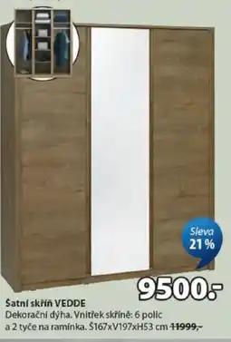 JYSK Šatní skříň VEDDE nabídka