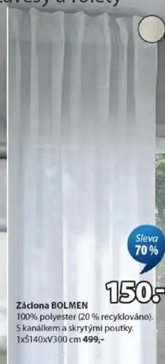 JYSK Záclona BOLMEN nabídka