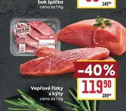 Billa Vepřové řízky z kýty cena za nabídka