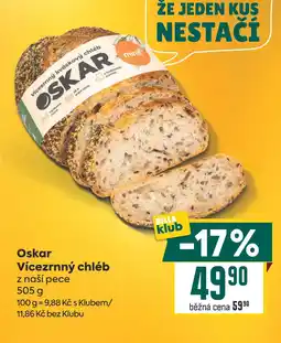 Billa Oskar Vícezrnný chléb z naší pece nabídka