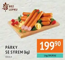 Coop hb Párky se sýrem nabídka