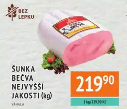 Coop hb Šunka bečva nejvyšší jakosti nabídka