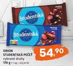 Coop hb Orion studentská pečeť nabídka