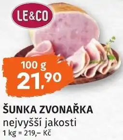 Coop hb Šunka zvonařka nabídka