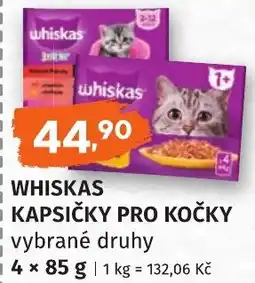 Coop hb WHISKAS Kapsičky pro kočky nabídka