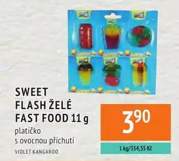 Coop hb Sweet flash želé fast food nabídka