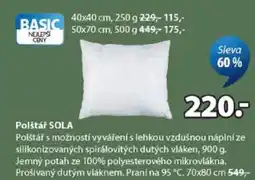 JYSK Polštář SOLA nabídka