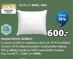 JYSK Polštář ROYAL NORDIC nabídka