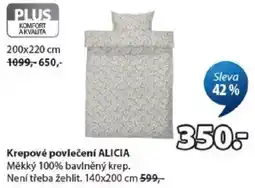 JYSK Krepové povlečení ALICIA nabídka
