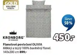JYSK Flanelové povlečení OLIVIA nabídka