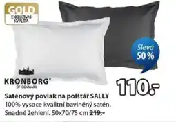 JYSK Saténový povlak na polštář SALLY nabídka