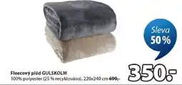 JYSK Fleecový pléd GULSKOLM nabídka